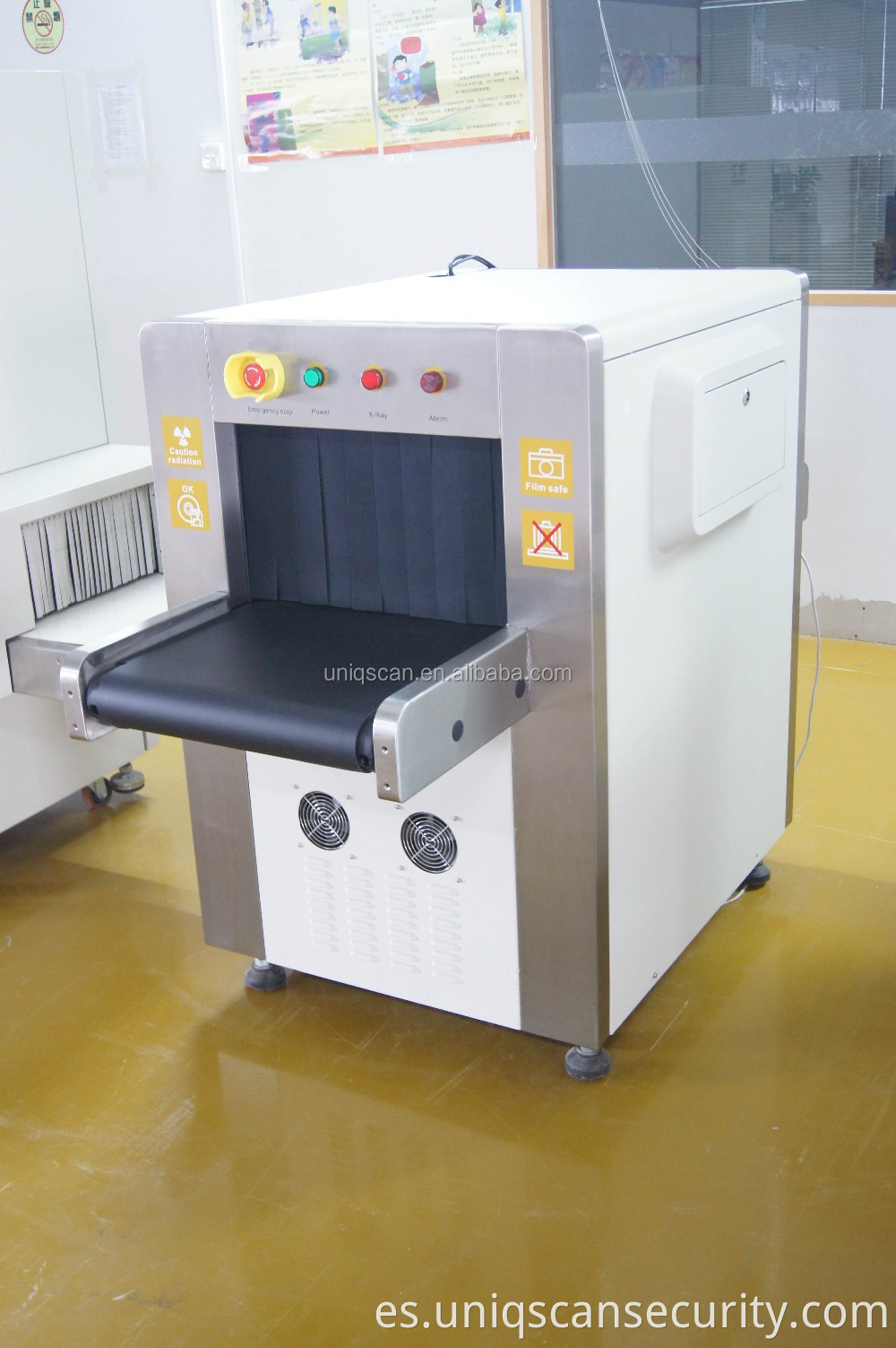 Escáner de rayos X para equipaje de tamaño pequeño UNIQSCAN SF5030 con cámaras digitales personalizadas para aeropuerto